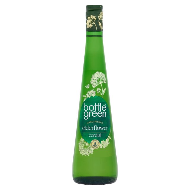 Bottle Green Elderflower Cordial 50cl (x1 bottle)