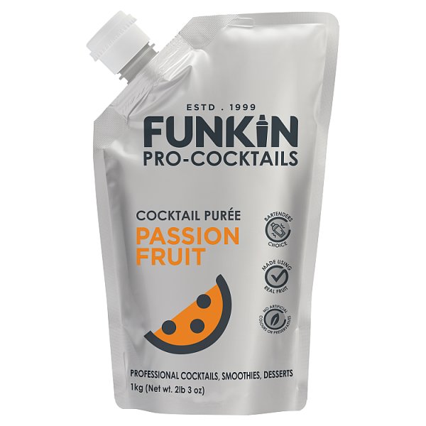 Funkin Pro-Cocktails Passion Fruit Cocktail Purée 1kg x5