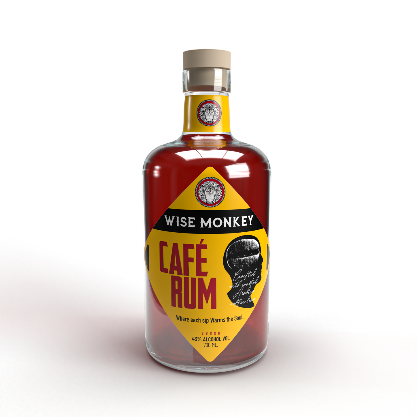 Wise Monkey Cafe Rum 70cl 43%