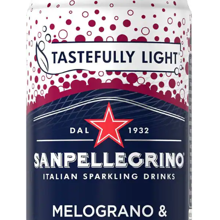 San Pellegrino Pomegranate & Orange Cans x24 330ml