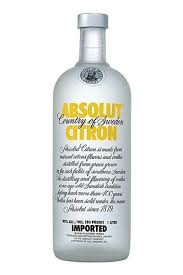 ABSOLUTE VODKA Citron