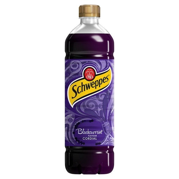 Blackcurrant Cordial 1Ltr (Schweppes)