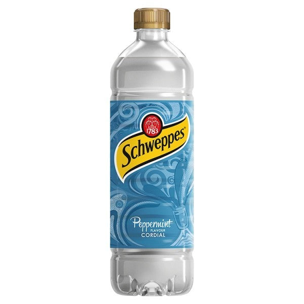 Peppermint Cordial 1Ltr (Schweppes)