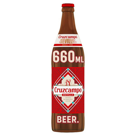 Cruzcampo Sevilla Lager Beer Bottle 660ml