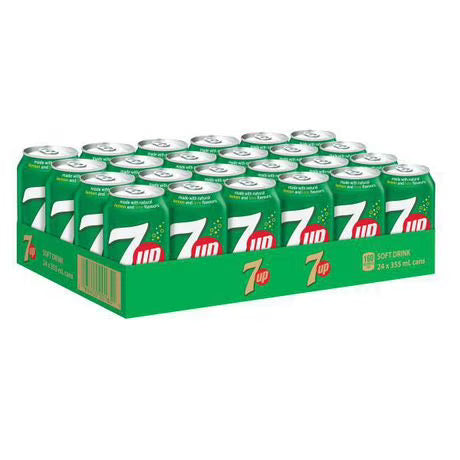 7up cans x24 330ml (past best before date)