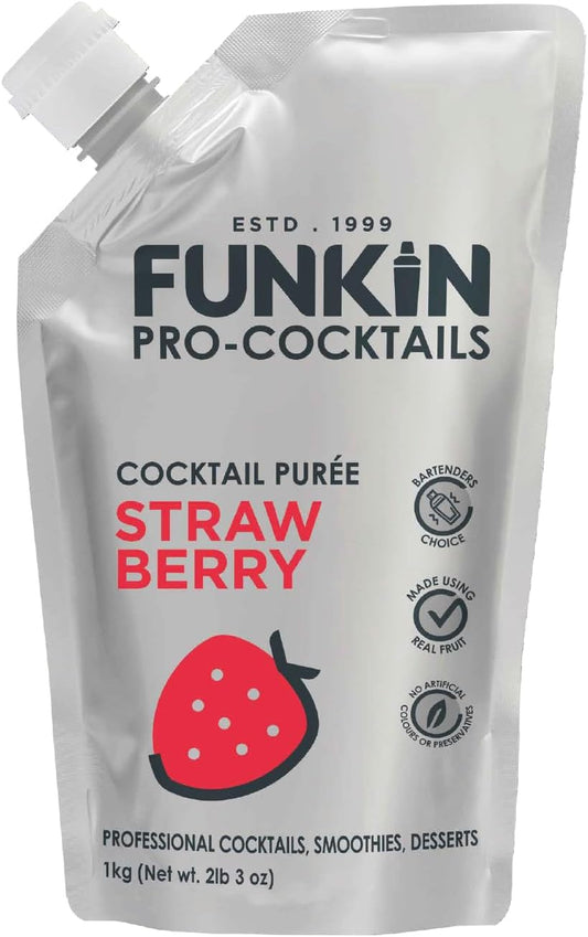 Funkin Pro-Cocktail Strawberry Cocktail Puree 1kg x5