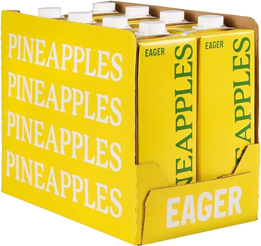 Eager Pineapple 1lt x8