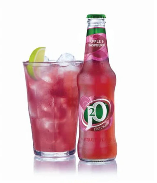J20 Raspberry & Apple 275ml x24 (past best before date)