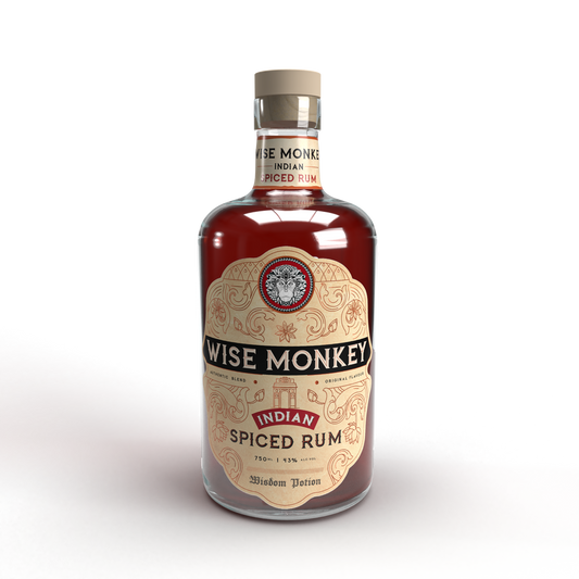 Wise Monkey Indian Spiced Rum 70CL 43%