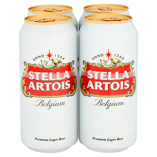 Stella Cans 440ml (x24) 4.6%