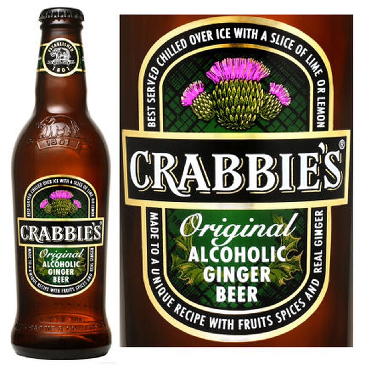 Crabbies Original Ginger Beer x12